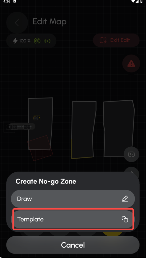 No-go Zone Template