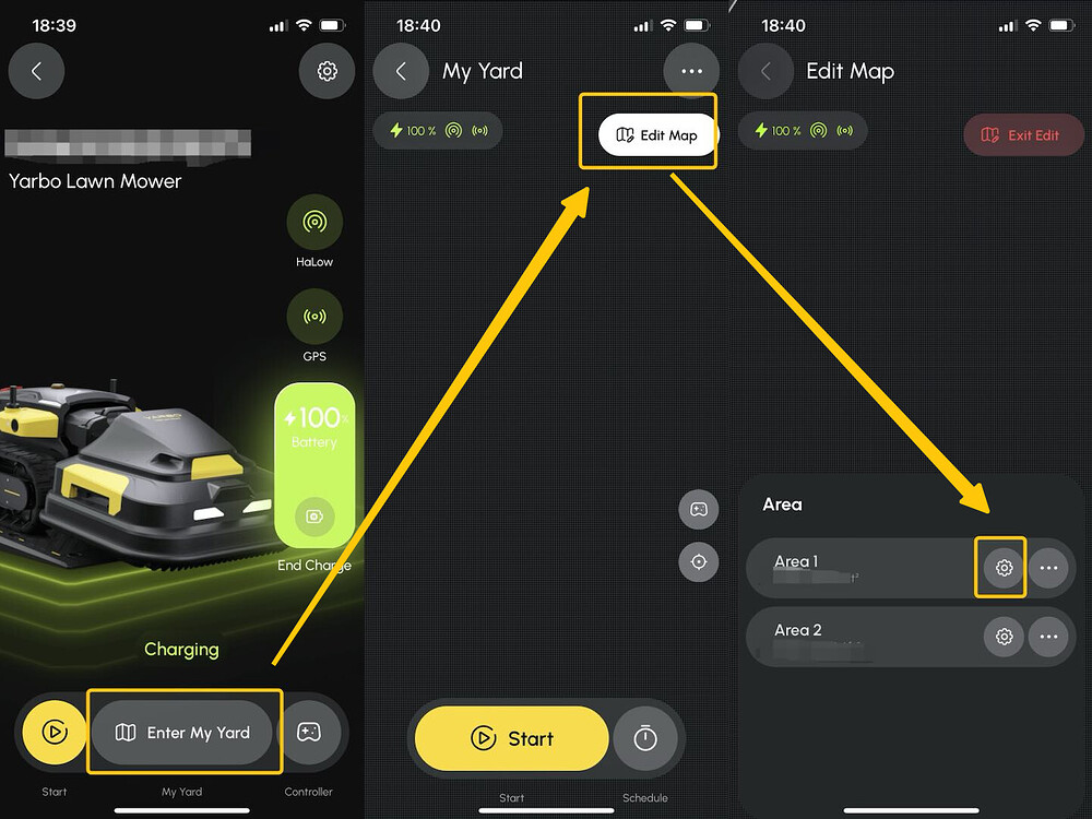 Edit map