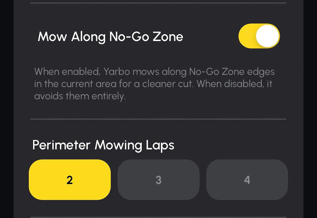 perimeter mowing