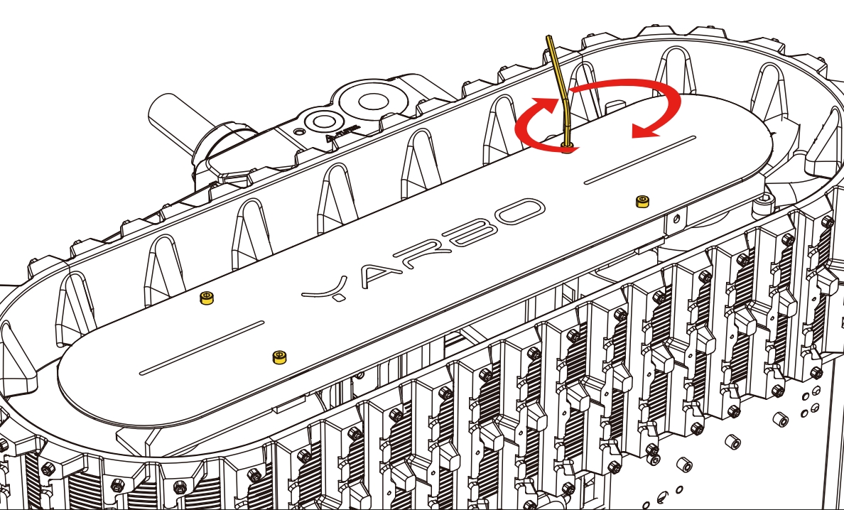 track side plate screw